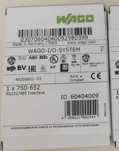 750-652 WAGO Brand New DHL or FedEx Shipping - Picture 1 of 3