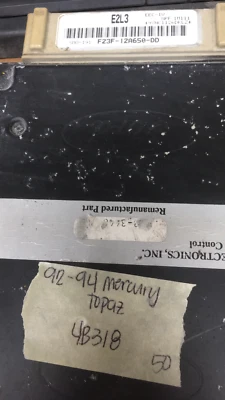 Computadora ecu F23F-12A650-DD Ford Tempo Mercury Topaz ecm 1992-1994 Foto 1 de 4