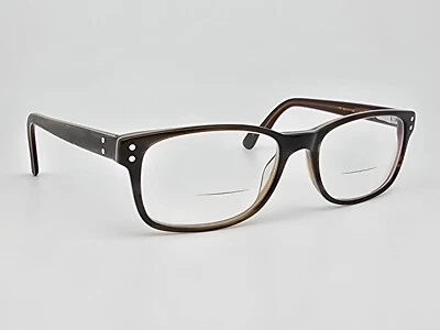 Perry Ellis PE 300-3 Dark Brown Striped Woodgrain Eyeglasses Frame w/ Flexhinge - Image 1 of 4