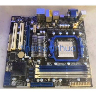 For ASRock 880GMH/USB3 Motherboard Socket AM3 DDR3 VGA+DVI+HDMI Micro-ATX - Image 1 of 2