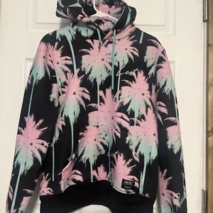 Conspiracy by Wesc Paradise Lost Multicolor Hoodie | Mens M Neon Streetwear - Picture 1 of 5