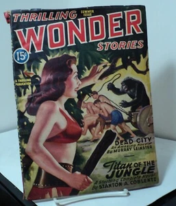 Thrilling Wonder Stories - Summer 1946 - pulp - Murrray Leinster - Picture 1 of 2