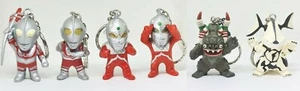 Ultraman Ultra Monster kaiju Mini Figure Keychain x 6 - Picture 1 of 5