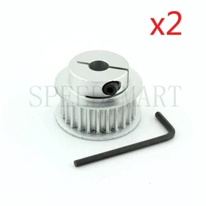 2x HTD5M 25T Tipo de sujeción Correa de distribución Polea 15 mm Diámetro 16 mm Ancho Motor paso a paso - Imagen 1 de 4