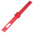 16/20/30cm Woodworking Ruler Precision Pocket Rule Metal Slide Stop Marking Rule
