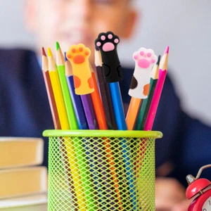  9 Pcs Schutzhülle Von Stiftkappe Schüler Bleistiftspitzenabdeckung - Bild 1 von 12
