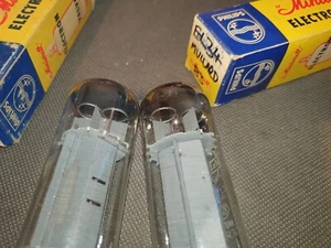 6CA7 / EL34 Mullard England , used ,tested , one matching pair xf2 , twin OO - Picture 1 of 10
