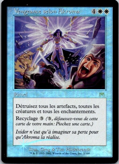 Magic the Gathering MP French Foil Akroma's Vengeance Onslaught MTG Free Ship! - Image 1 of 1