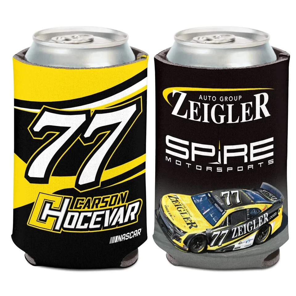 Carson Hocevar 2025 Wincraft #77 Zeigler Auto Group 12oz Can Coolie (1) - Image 1 of 1