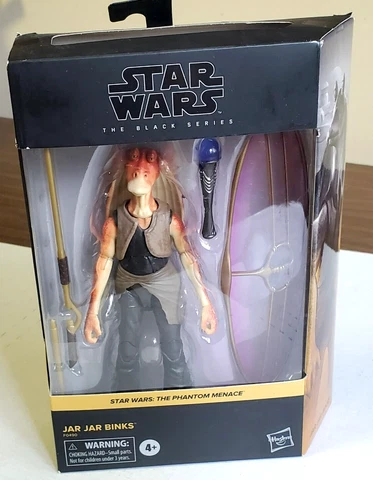 NIB Star Wars Black Series Jar Jar Binks The Phantom Menace 6" Figure New In Box Cover