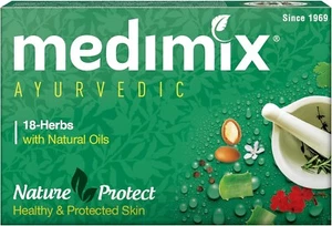 Medimix Ayurvedic Classic 18 Herbs Soap 150g pack of 5 - Picture 1 of 8