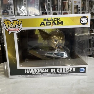 Funko Pop! Rides Super Deluxe: Black Adam - Hawkman In Hawk-cruiser # 286 - Imagen 1 de 6