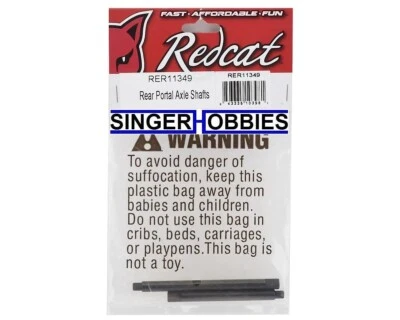 Ejes de eje de portal trasero REDCAT RER11349 (1pr) ASCENT FUSION/EVEREST HH Foto 1 de 2