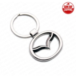 For Mazda 3D Logo Sport Alloy Car Home Key Fob Keychain Ring Decoration Gift - Picture 1 of 4