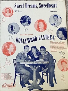 Partituras Sweet Dreams Sweetheart 1944 Hollywood Canteen de Jerome, Koehler - Imagen 1 de 6