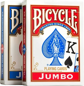 Jumbo Index Playing Cards, 2-Pack – Large Print, Easy-to-Read Deck for Card Game - Picture 1 of 11