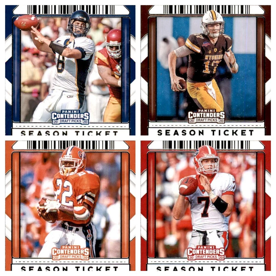 2020 Panini Contenders Draft Picks Football Singles - Choose Your Cards! NCAA  - Image 1 of 1