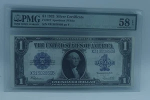 $1 SILVER CERTIFICATE  FR.237* SPEELMAN/ WHITE PMG 58 Choice Uncirc. *** - Picture 1 of 2