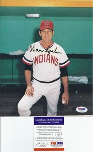 Warren Spahn Signed 8X10 Photo - PSA DNA - Picture 1 of 1