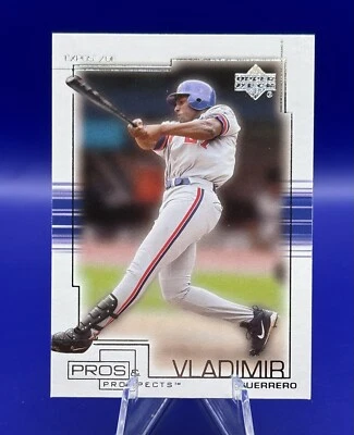 2001 Upper Deck Pros and Prospects VLADIMIR GUERRERO #65 HOF Montreal Expos - Image 1 of 2