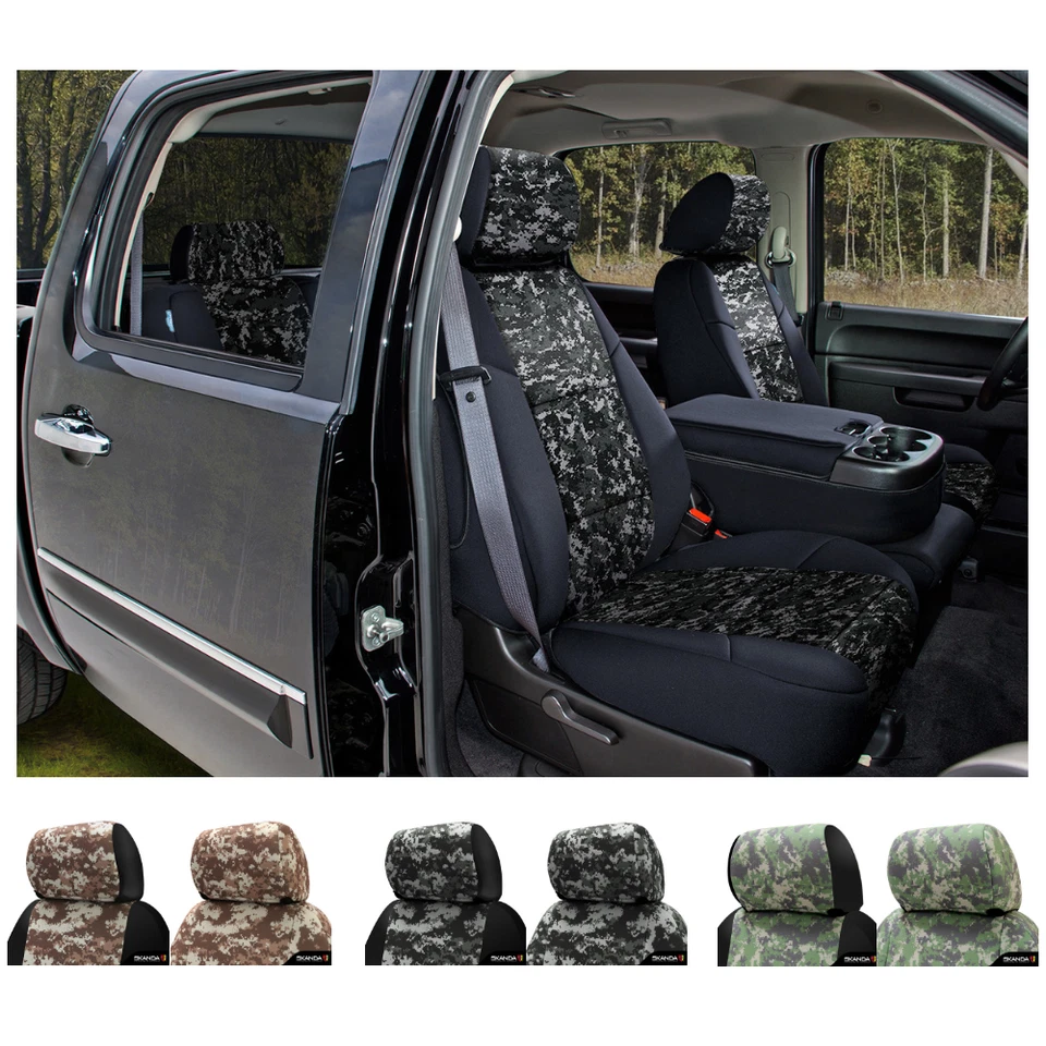 Coverking Digital Camo Custom Fit Seat Covers For Dodge Ram 2500 - Image 1 of 1
