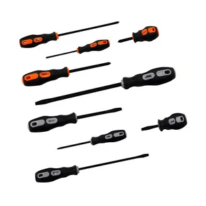 9 X JAK Screwdriver MAGNETIC Set Quality Comfort Grip Philips Slotted DIY Tool - Picture 1 of 10