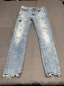 Pantalones de mezclilla para hombre American Eagle azules Next Level Flex ajustados rectos talla 29x30 - Imagen 1 de 2
