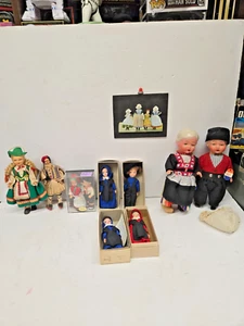 Vintage Ethnic Dolls Rozetta Genuine Amish Lancaster PA Norwegian German Greek - Picture 1 of 24