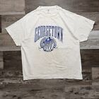 Vintage 80er Jahre Georgetown Hoyas University Distressed Shirt extra groß Sportbekleidung