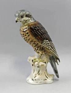 9942083 Wagner&Apel Porzellan Figur Falke Bussard Jungvogel H27cm - Picture 1 of 7