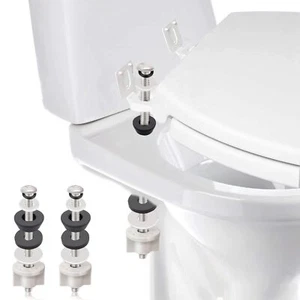2PCS Universal Toilet Seat Hinge Bolts Kit Heavy Duty Toilet Bolts Waterproof... - Picture 1 of 7