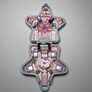 Juguetes vintage 1992 Polly Pocket moda estrella superestrella pájaro azul, solo compactos - Imagen 1 de 10