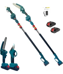 Kit Per Potatura Professionale Mini Motosega + Forbice Cesoia + Asta Telescopica - Foto 1 di 3