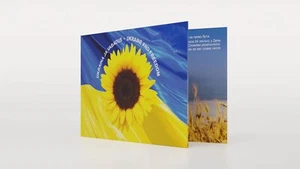 2022 ESTONIA, ESTONIA - 2 EURO Ucraina solidarietà CARTA MONETA Slava Ucraina - Foto 1 di 2