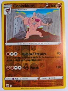 POKEMON : Conkeldurr 075/163 ... REVERSE Rare ... Battle Styles - Picture 1 of 1