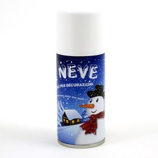 Neve spray sintetica 130ml per decorazione albero di natale, presepe e vetrine