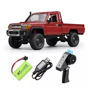 1/12 RC Rock Crawler 2.4Ghz 4WD All Terrain Off Road Pickup Red for Adults Gifts - Picture 1 of 6