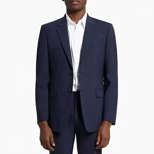 Theory Xylo NP Ostro Wool Blazer Jacket in Navy Blue Size 36R - Picture 1 of 10
