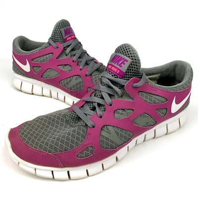 Nike Free Run 2 Women's Size 9 Purple Gray Shoes Sneakers 443816-012 - Image 1 of 4