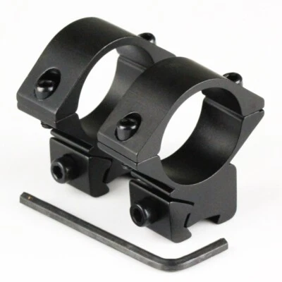 2pcs Scope Mount 25.4mm Ring Diameter w/11mm Dovetail Rail for Hunting Rifle - Image 1 of 4