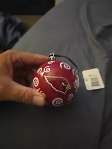 Cardinals Red Shatterproof Ball Ornament - Picture 1 of 3