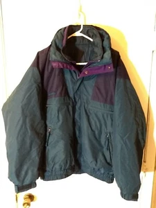 Columbia Mens Vintage Vamoose Green 3-In-1 Winter Jacket, Size: L #JJ24+5 - Picture 1 of 5