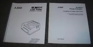 Neu Atari 520 1040 St Mega Computer Slm 804 Drucker Besitzer Benutzer Handbuch - Bild 1 von 1