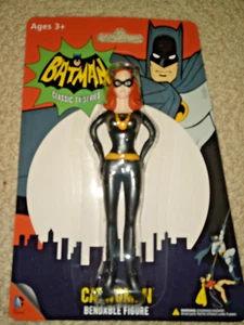 NJ Croce DC Comics Classic TV CATWOMAN Bendies biegsame Actionfigur neu aus altem Lagerbestand - Bild 1 von 3