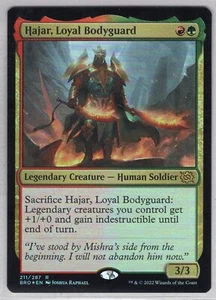 1x Hajar, Loyal Bodyguard *Foil* - The Brothers' War - Near Mint - Imagen 1 de 1