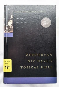 Zondervan NIV Nave's Topical Bible 1994 Hardcover - Picture 1 of 10