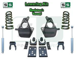 2016 - 2018 Silverado Sierra 4/6 DROP KIT STAMPED / ALUM ARMS Coils V8 SHOCKS - Bild 1 von 2