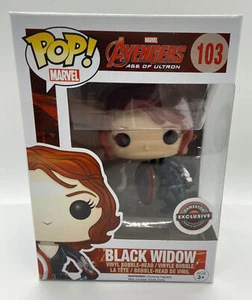FUNKO POP MARVEL BLACK WIDOW SHIELD 103 GAMESTOP AVENGERS AGE OF ULTRON - Picture 1 of 6