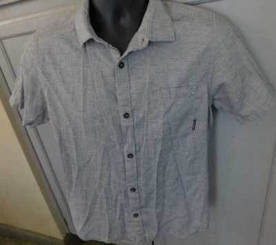 Billabong gray S/S button-up shirt boy sz XL - Image 1 of 4