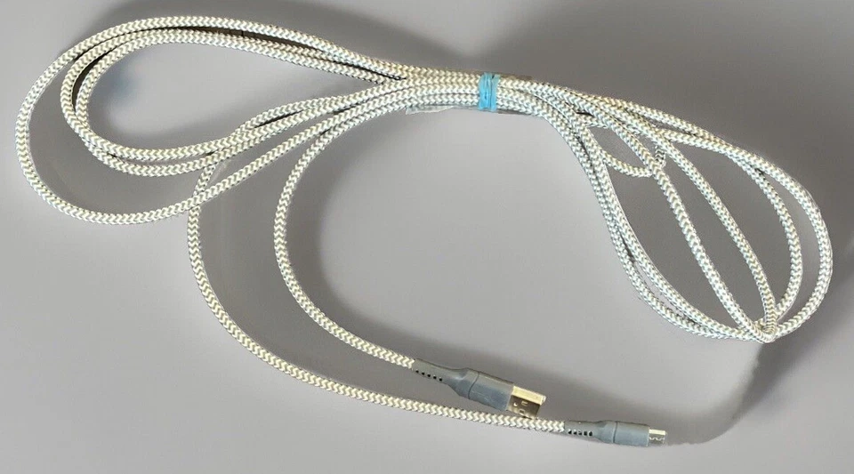 Cell Candy - Micro-USB to USB-A Charging Cable - Silver - 10 Feet - Image 1 of 1